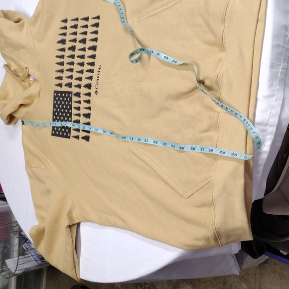 Columbia Men's Trek Graphic Hoodie Yellow Size XXL - Picture 8 of 9
